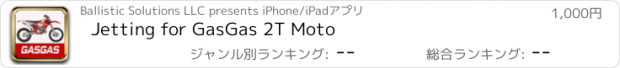 おすすめアプリ Jetting for GasGas 2T Moto