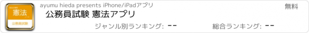 おすすめアプリ 公務員試験 憲法アプリ