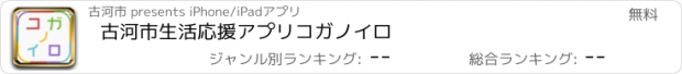 おすすめアプリ 古河市生活応援アプリ　コガノイロ