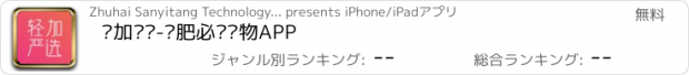 おすすめアプリ 轻加严选-减肥必备购物APP