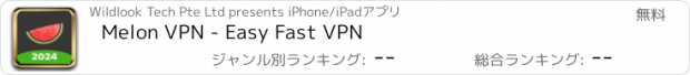 おすすめアプリ Melon VPN - Easy Fast VPN