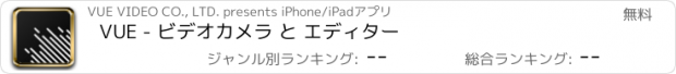 おすすめアプリ VUE - ビデオカメラ と エディター