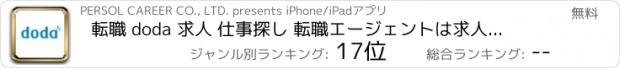 おすすめアプリ 転職 doda 求人 仕事探し 転職エージェントは求人アプリ