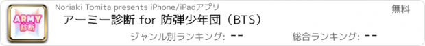 おすすめアプリ アーミー診断 for 防弾少年団（BTS）