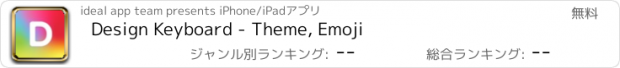 おすすめアプリ Design Keyboard - Theme, Emoji