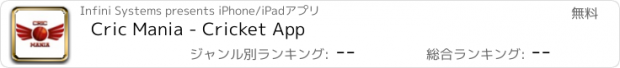 おすすめアプリ Cric Mania - Cricket App