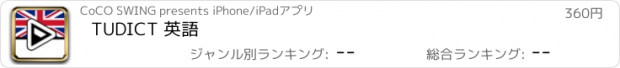 おすすめアプリ TUDICT 英語