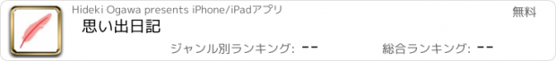 おすすめアプリ 思い出日記