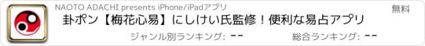 おすすめアプリ 卦ポン【梅花心易】にしけい氏監修！便利な易占アプリ