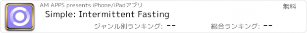 おすすめアプリ Simple: Intermittent Fasting