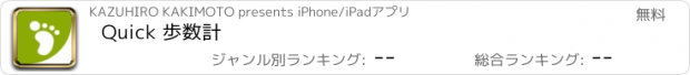 おすすめアプリ Quick 歩数計