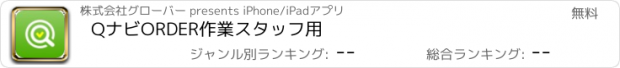 おすすめアプリ QナビORDER作業スタッフ用