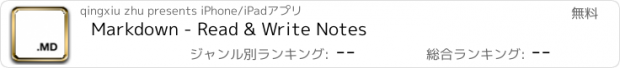 おすすめアプリ Markdown - Read & Write Notes