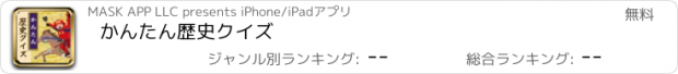 おすすめアプリ かんたん歴史クイズ