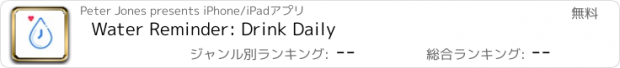 おすすめアプリ Water Reminder: Drink Daily