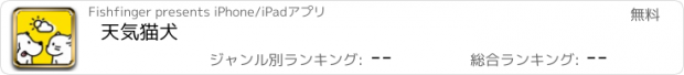 おすすめアプリ 天気猫犬