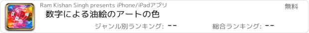 おすすめアプリ 数字による油絵のアートの色