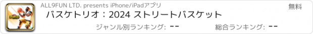 おすすめアプリ バスケトリオ：2024 ストリートバスケット