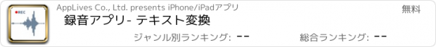 おすすめアプリ 録音アプリ- テキスト変換