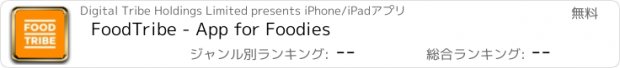 おすすめアプリ FoodTribe - App for Foodies