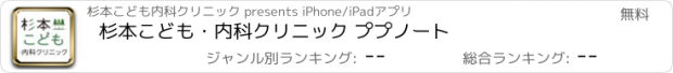 おすすめアプリ 杉本こども・内科クリニック ププノート