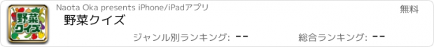 おすすめアプリ 野菜クイズ