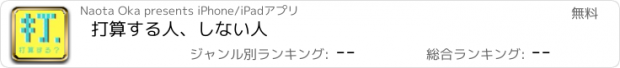 おすすめアプリ 打算する人、しない人