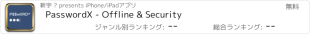 おすすめアプリ PasswordX - Offline & Security