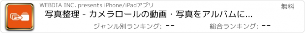 おすすめアプリ 写真整理 - カメラロールの動画・写真をアルバムに整理