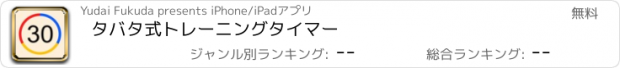 おすすめアプリ タバタ式トレーニングタイマー