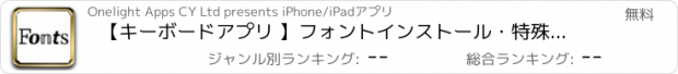 おすすめアプリ 【キーボードアプリ 】フォントインストール・特殊文字