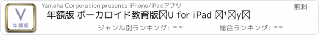 おすすめアプリ 年額版 ボーカロイド教育版Ⅱ for iPad 音楽授業用