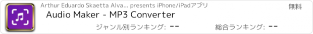 おすすめアプリ Audio Maker - MP3 Converter