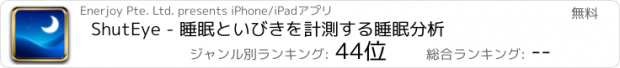 おすすめアプリ ShutEye - 睡眠といびきを計測する睡眠分析