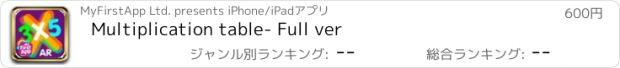 おすすめアプリ Multiplication table- Full ver