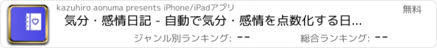 おすすめアプリ 気分・感情日記 - 自動で気分・感情を点数化する日記アプリ
