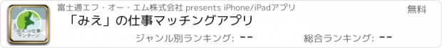 おすすめアプリ 「みえ」の仕事マッチングアプリ