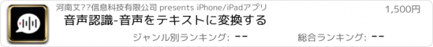 おすすめアプリ 音声認識-音声をテキストに変換する