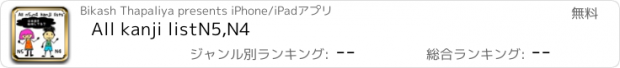 おすすめアプリ All kanji listN5,N4