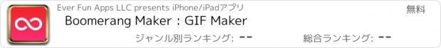 おすすめアプリ Boomerang Maker : GIF Maker