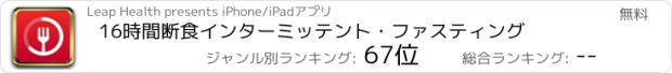 おすすめアプリ 16時間断食インターミッテント・ファスティング