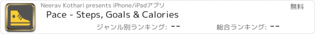 おすすめアプリ Pace - Steps, Goals & Calories