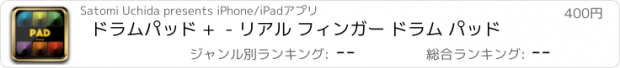 おすすめアプリ ドラムパッド +  - リアル フィンガー ドラム パッド