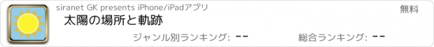 おすすめアプリ 太陽の場所と軌跡