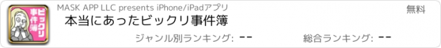 おすすめアプリ 本当にあったビックリ事件簿