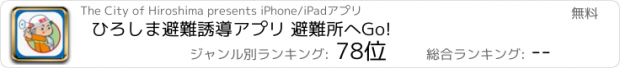おすすめアプリ ひろしま避難誘導アプリ 避難所へGo!