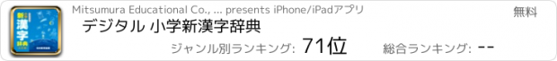 おすすめアプリ デジタル 小学新漢字辞典