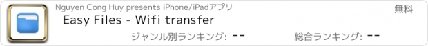 おすすめアプリ Easy Files - Wifi transfer