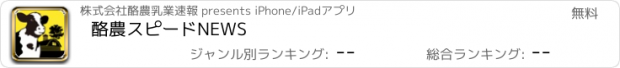 おすすめアプリ 酪農スピードNEWS