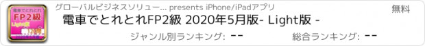 おすすめアプリ 電車でとれとれFP2級 2020年5月版- Light版 -